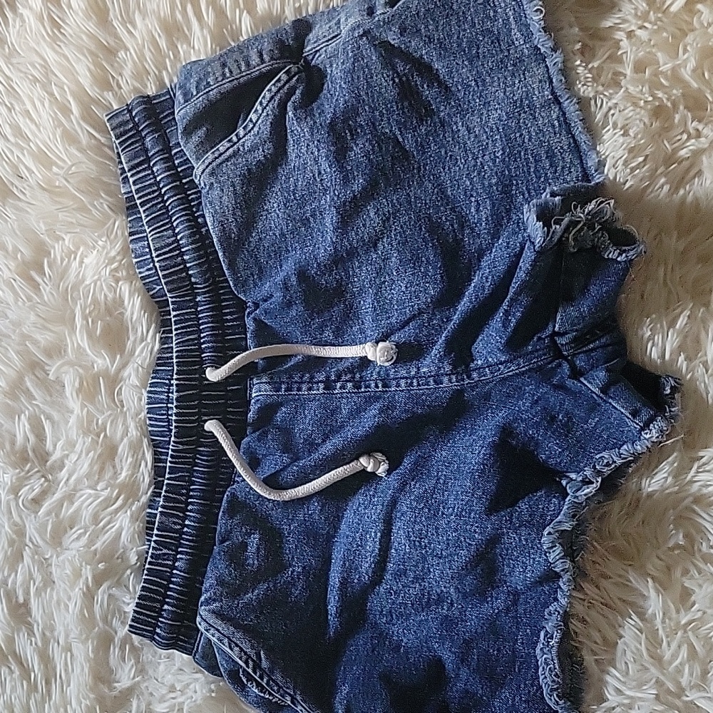 Denim shorts
